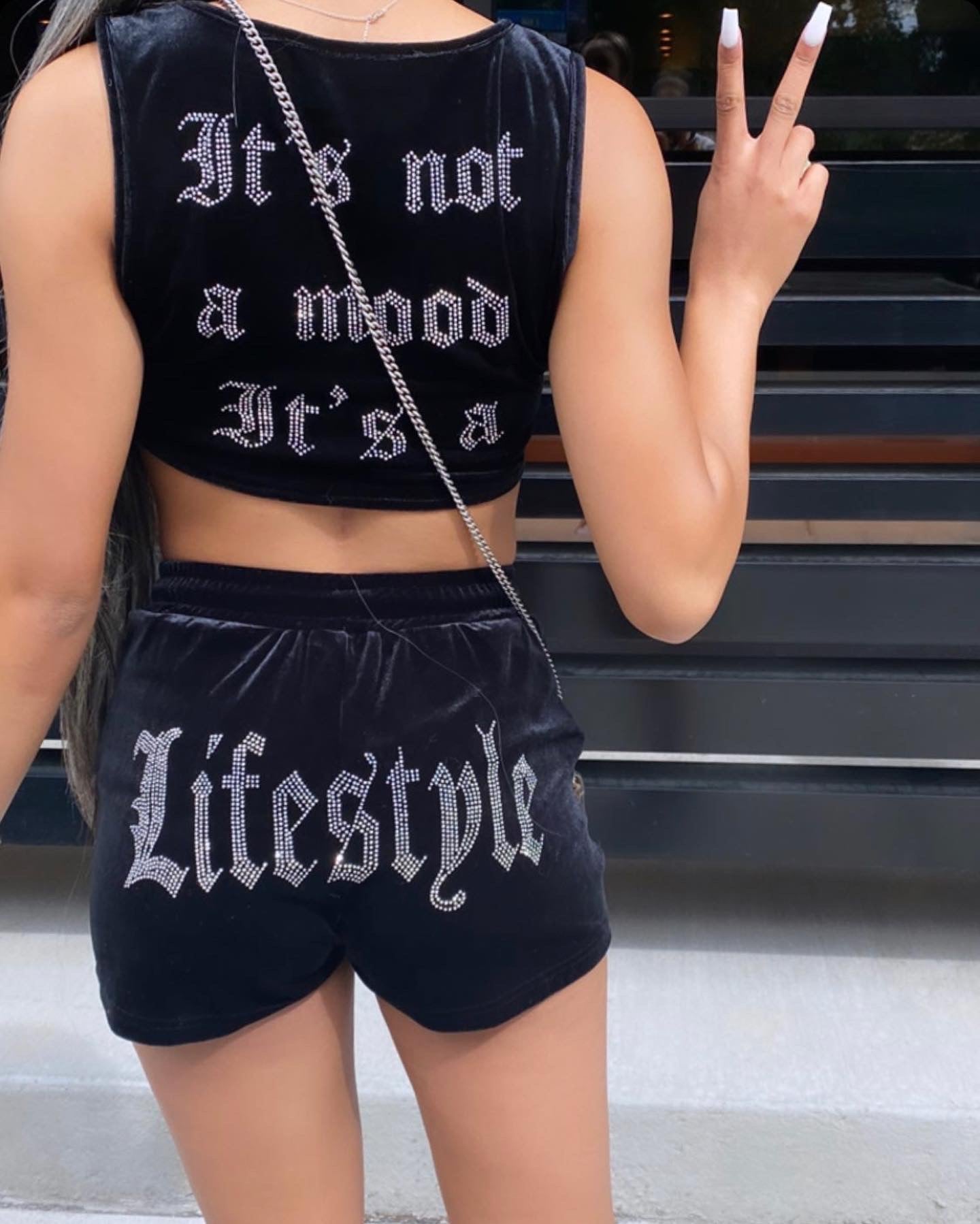 Y2K- Shorts set