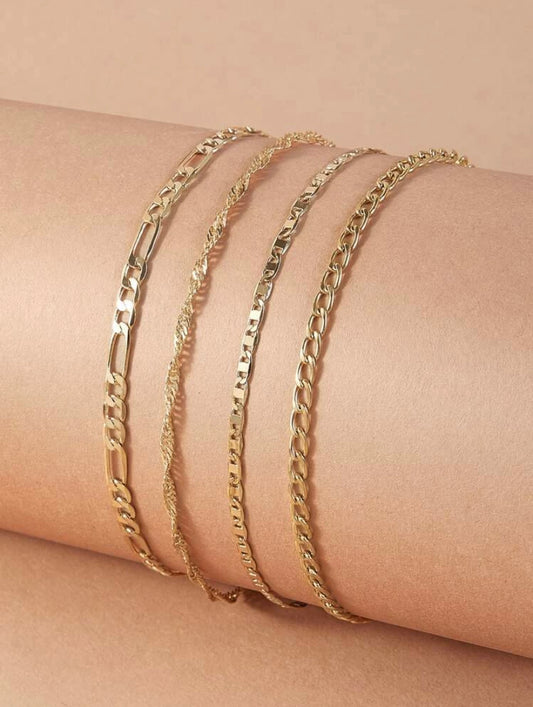 Gold Anklets
