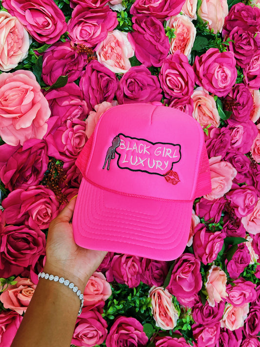 Black Girl Luxury Trucker Hat