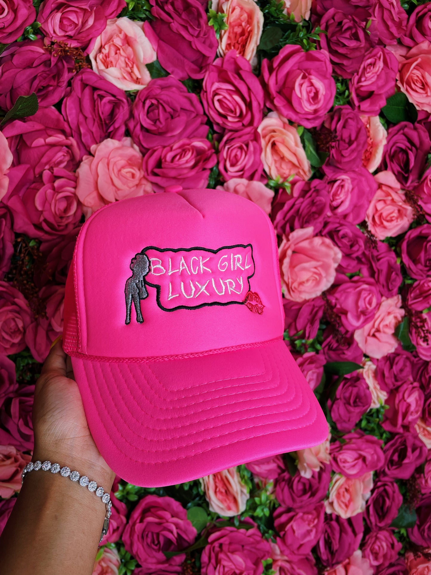 Black Girl Luxury Trucker Hat