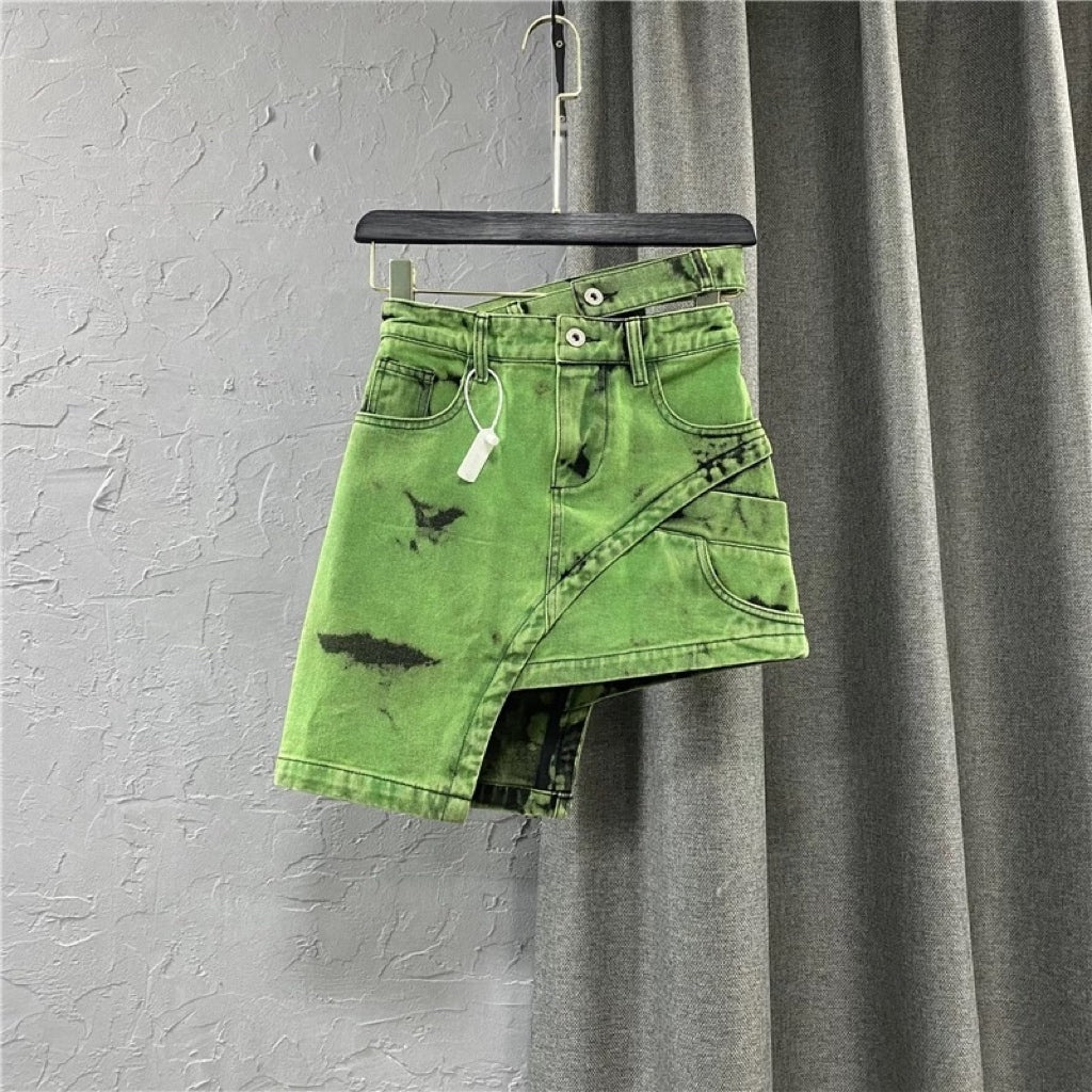 Poison Ivy Denim Skirt