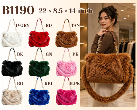 Helen Fur Handbag (Large)