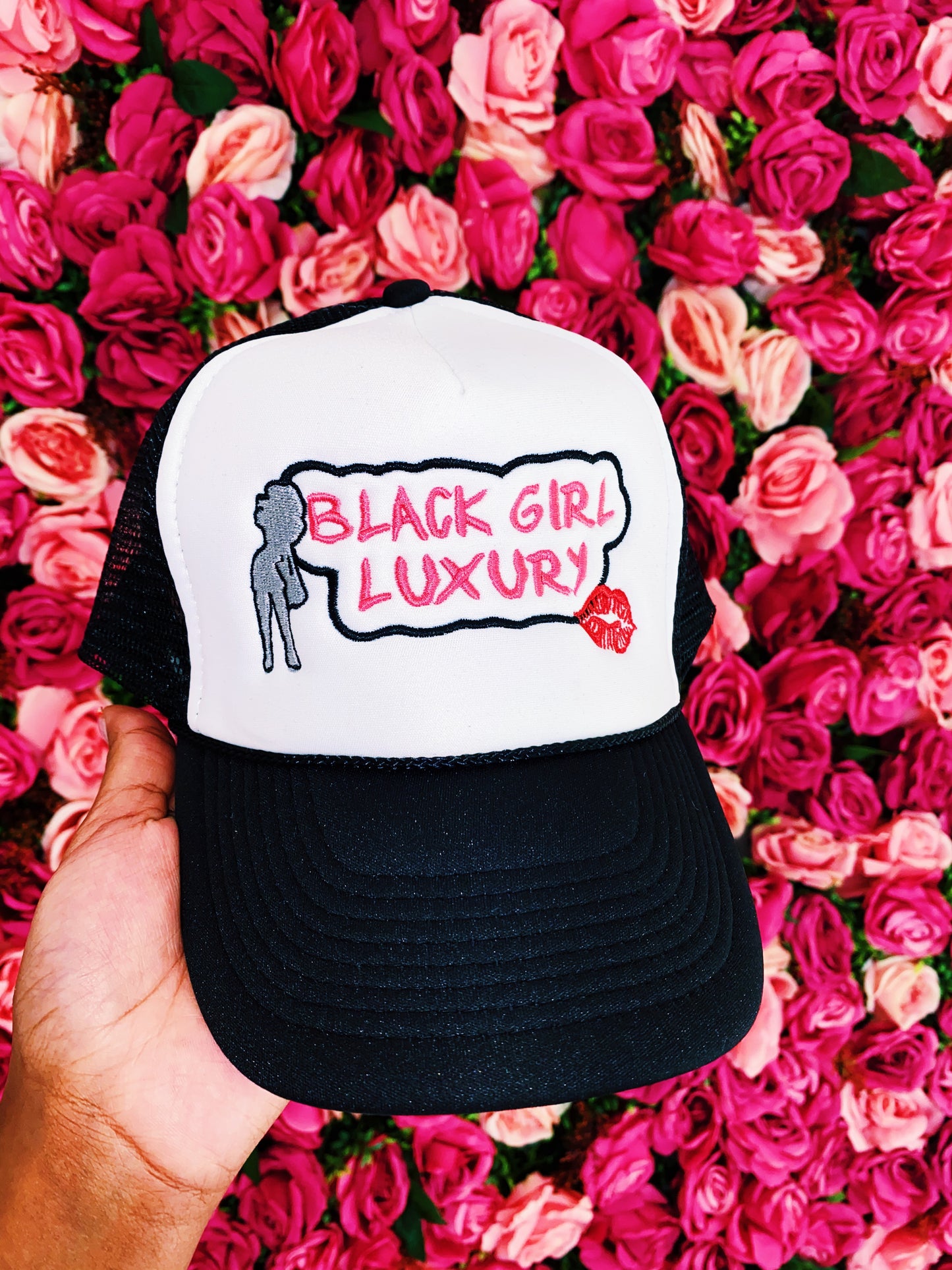 Black Girl Luxury Trucker Hat