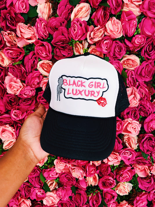Black Girl Luxury Trucker Hat
